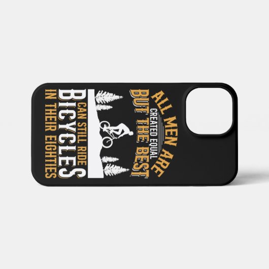 All Men Are Created Equal Bicycles Cycling iPhoneケース (裏面横)