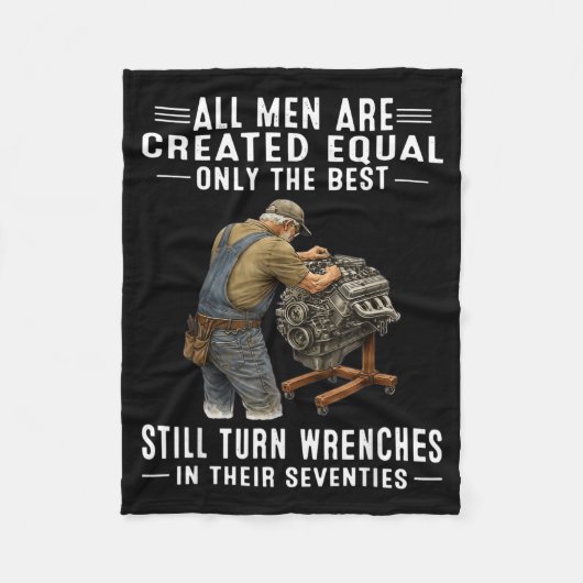All Men are Created Equal Only The Turn Wrenches フリースブランケット (正面)