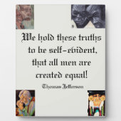 ALL MEN ARE EQUAL  フォトプラーク (正面)