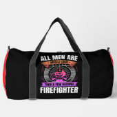 All Men Created Equal Firefighter ダッフルバッグ (正面)