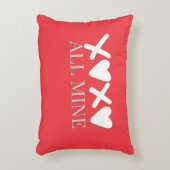 ALL MINE XOXO Valentine Shirt - Minimal Love Desig アクセントクッション (正面(垂直))