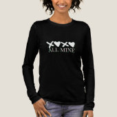 ALL MINE XOXO Valentine Shirt - Minimal Love Desig トライブレンドＴシャツ (正面)