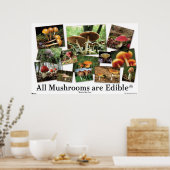 All Mushrooms Are Edible* ポスター (キッチン)