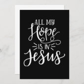 All My Hope Is In Jesus Christian セーブザデート (正面/裏面)
