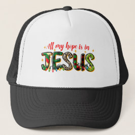 All My Hope Is In Jesus Christmas キャップ