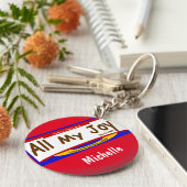 All My Joy Christian Keychain （2.25インチ） キーホルダー (側面)