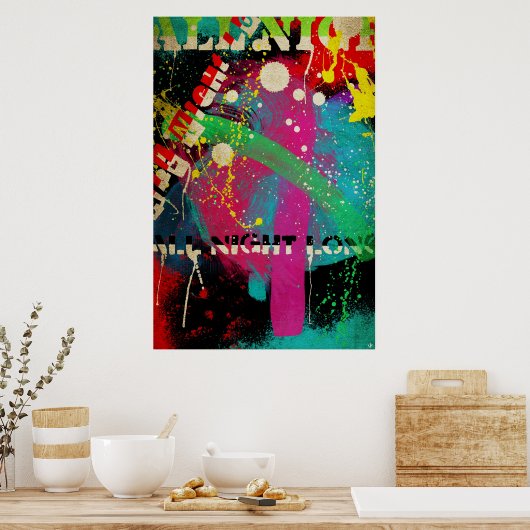 All Night Long ポスター (キッチン)