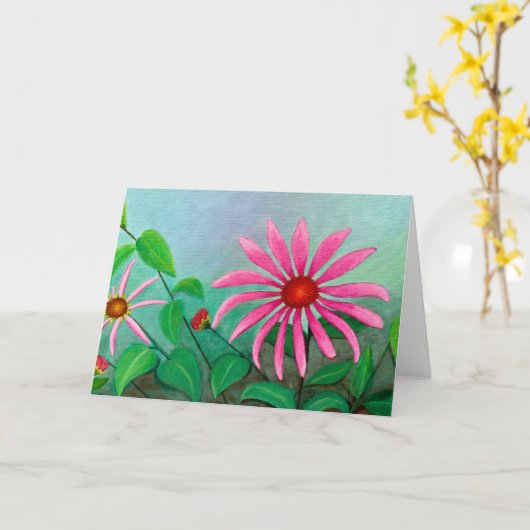 All Occasion Cone Flower Card カード (黄色い花)