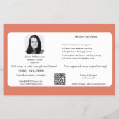 All-Occasion Fitness Gift Certificate Promotion チラシ (裏面)