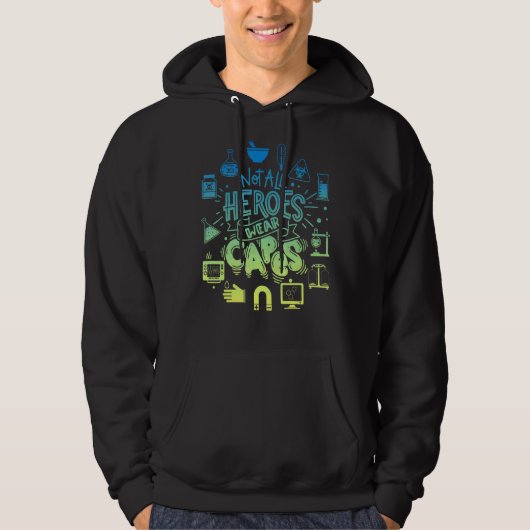 All Of Heroes衣服Capes Lab Tech Life Lab Wee パーカ (正面)