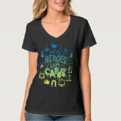 All Of Heroes衣服Capes Lab Tech Life Lab Wee Tシャツ (正面)