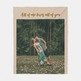 All+of+Me+Loves+All+of+You 写真入りブランケット フリースブランケット
