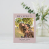 All of Me Loves All of You Custom Photo Collage シーズンポストカード (スタンド正面)