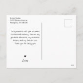 All of Me Loves All of You Custom Photo Collage シーズンポストカード (裏面)