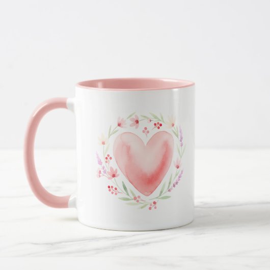 All of Me Loves You Personalized Valentine Mug マグカップ (左)