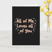 All Of Me Loves You Romantic Card カード (黄色い花)