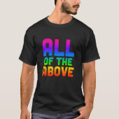 All of the above LGBTQ Subtle Pride Tシャツ (正面)