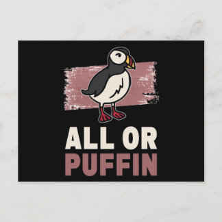 All Or Puffin Puffin ポストカード