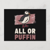 All Or Puffin Puffin ポストカード (正面)