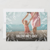 All Our Love Botanical Overlay写真バレンタイン シーズンカード (正面)