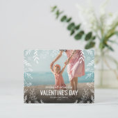 All Our Love Botanical Overlay写真バレンタイン シーズンポストカード (スタンド正面)