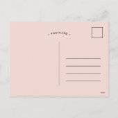 All Our Love Botanical Overlay写真バレンタイン シーズンポストカード (裏面)