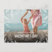 All Our Love Botanical Overlay写真バレンタイン シーズンポストカード (正面)