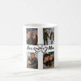 All Our Moments – Personalized Couple Photo Mug コーヒーマグカップ