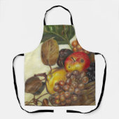 All-over artistic fruit still life print apron エプロン (正面)