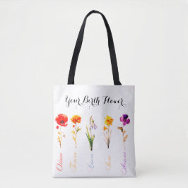 All-Over Birth Month Flower Tote Bag トートバッグ