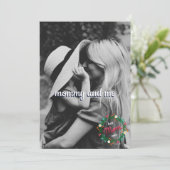 All Over Photo Mommy and Meフォークフローラリース シーズンカード (スタンド正面)