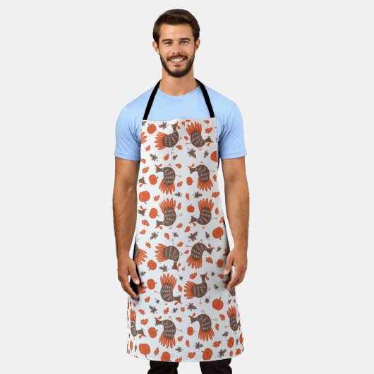 All-Over Print Apron エプロン (着用した状態)