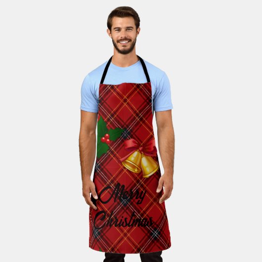 All-Over Print Apron エプロン (着用した状態)