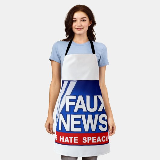 All-Over Print Apron エプロン (着用した状態)