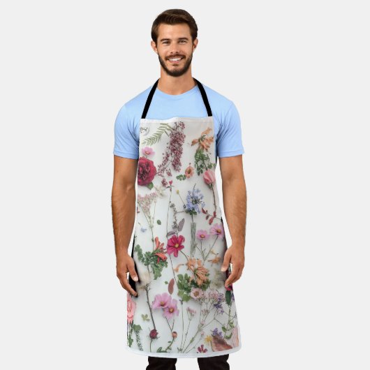 All-Over Print Apron エプロン (着用した状態)