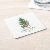 All-Over Print Apron スクエアペーパーコースター (アングル)