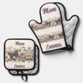 All-Over Print Apron 鍋つかみ&鍋敷きセット (正面/裏面)