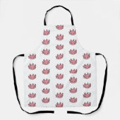 All-Over Print Apron Ajolote Rosa エプロン (正面)