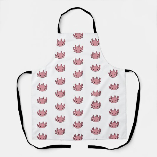 All-Over Print Apron Ajolote Rosa エプロン (正面)