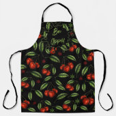 All-Over Print Apron Bon Appétit con Cerazas エプロン (正面)