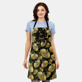 All-Over Print Apron Bon Appétit con Limon エプロン (着用した状態)