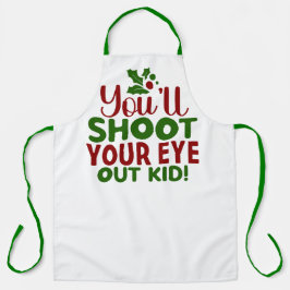 All-Over Print Apron-Classic Holiday Quote エプロン