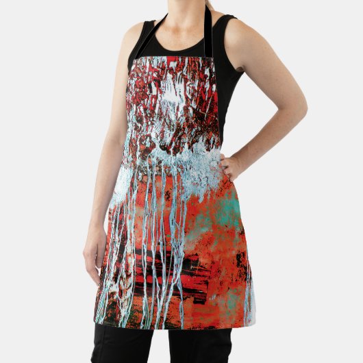 All‑Over Print Apron – Corrosion Pulse エプロン (インサイチュ)