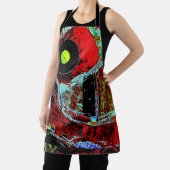 All-Over Print Apron - Frequency Serpent Abstract エプロン (インサイチュ)
