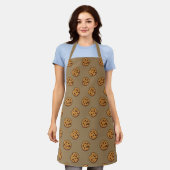 All-Over Print Apron Galleta Chispas de Chocolate エプロン (着用した状態)