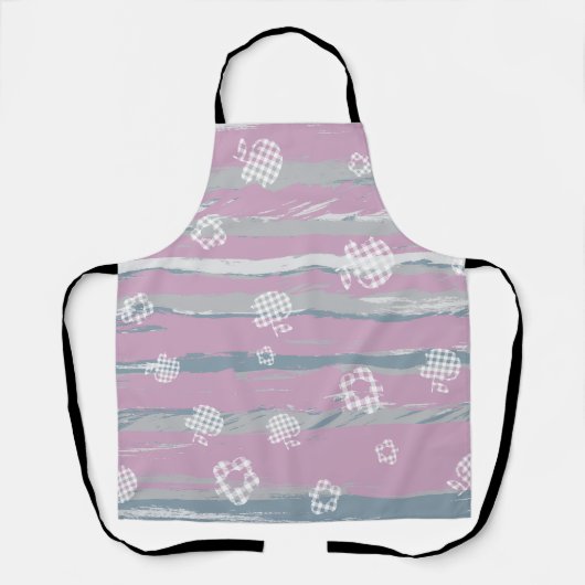 All‑Over Print Apron – Gingham Orchard エプロン (正面)