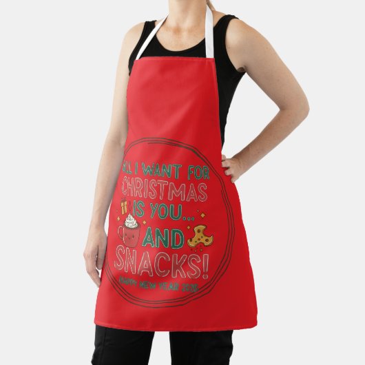 All-Over Print Apron, Medium Christmas エプロン (インサイチュ)