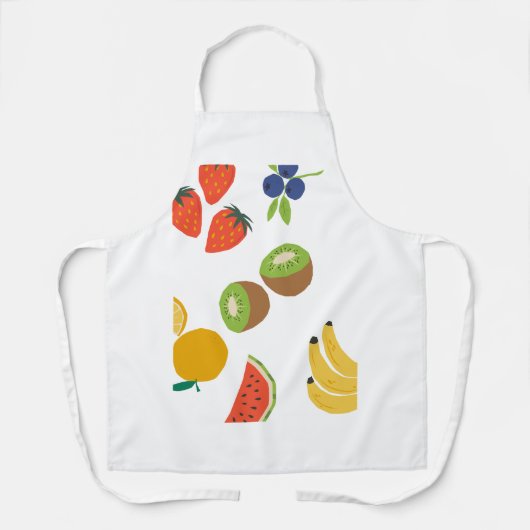 All-Over Print Apron, Medium fruits  エプロン (正面)