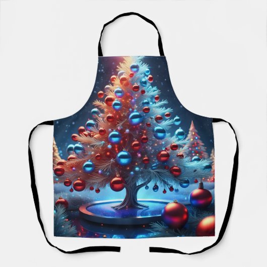 All-Over Print Apron navidad 1 - 002 エプロン (正面)