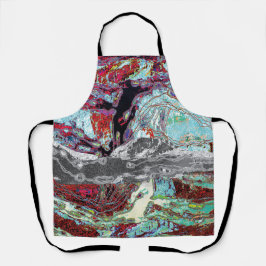 All‑Over Print Apron – Strata Pulse エプロン
